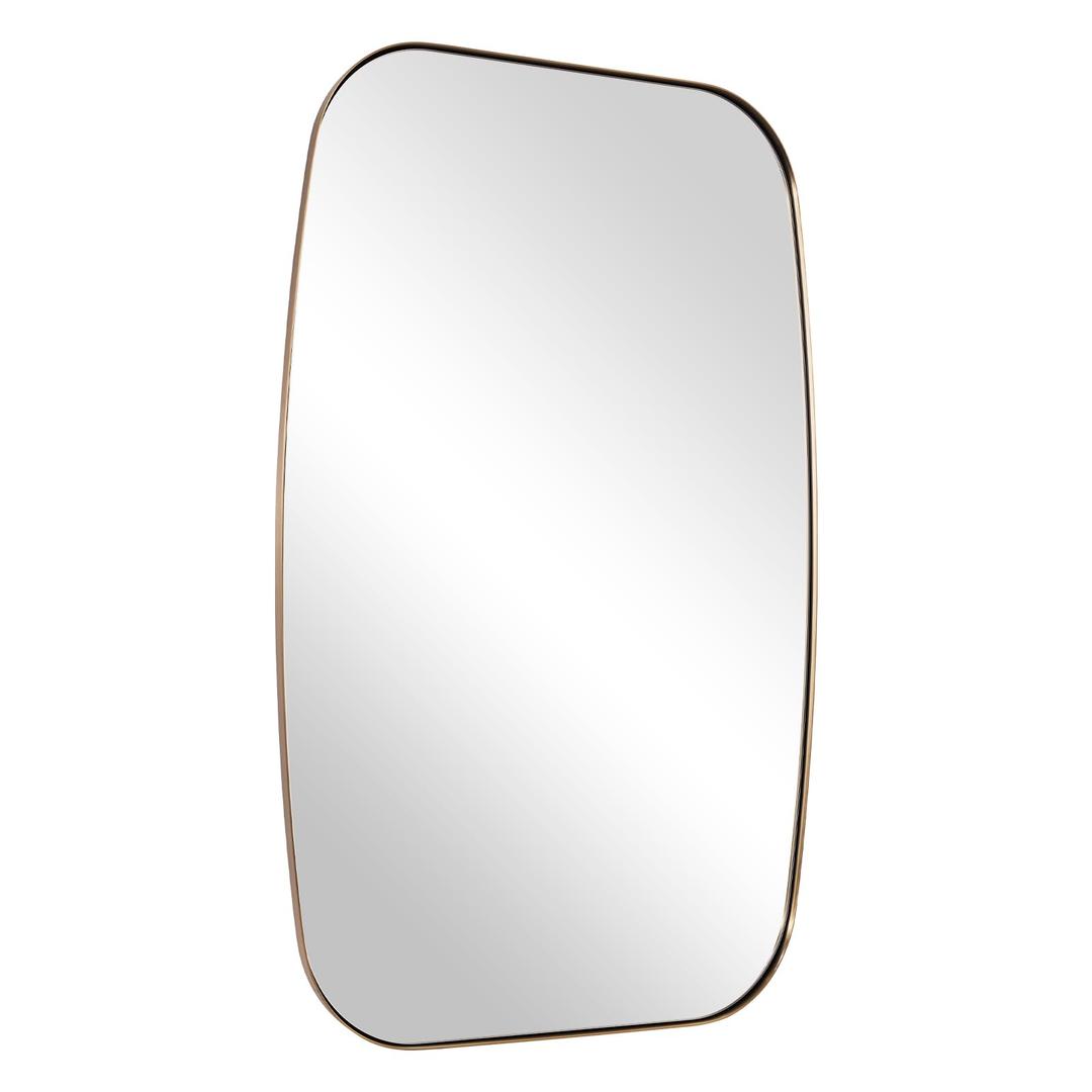 ANDY STAR 24X36 Inch Brushed Champagne Bronze Oblong Bathroom Mirror