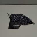 ALASKA BEAR Sleep Mask Women Men with Molded Eye Cups, Well-Contoured 3 D Extra-Plush Soft Memory Foam Blackout Eye Mask Zero Pressure on Eyelids & Eyelashes w Earplugs Set - Silent Night Stars