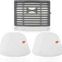 Anewise Filter Replacement for Shark Navigator NV586 NV581 NV581Q NV585 NV580 Powered Lift Away DLX Upright Vacuum, 1 HEPA Post Filter +2 Foam & Felt Filters, Compare to Part # XFFT580 & XHEP580