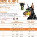 Dog Muzzle Lightweight Breathable Basket Muzzle, Anti-Biting & Chewing, Adjustable Fit for Small, Medium & Large Dogs(Size 3)