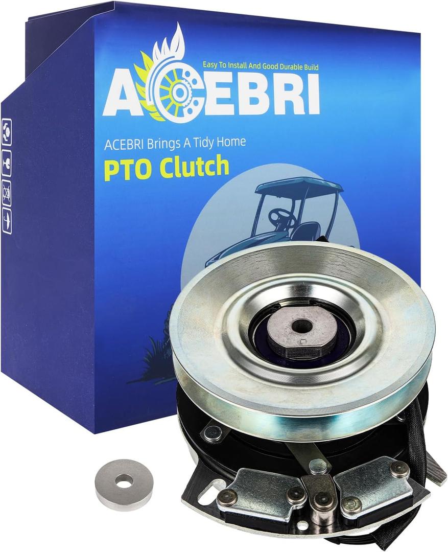 ACEBRI PTO Clutch for Cub Cadet Troy Bilt Craftsman: 917-05209, 917-04552, 717-04552, 717-04174, 917-04174, 917-05122 Clutch, for Cub Cadet RZT 50 LTX1045 LTX1046 LTX1042 LT1045 LT1046 PTO Clutch