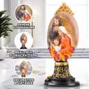 Holy Family Statue, Joseph, Mary, Jesus Figurine, 8" Catholic Home Decor, Christmas, Easter Gifts, Table Desk Decoration
