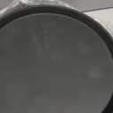 Zopeal 8 Pieces Black Round Restaurant Serving Tray, Plastic Non Slip Surface Food Meals Server Tray with Raised Edges for Home, Kitchen, Restaurant, Cafeteria, Bar (14") - Plastic Marring