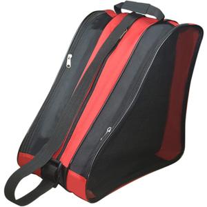 Gooyule Ice Skate Bag - Large Capacity Skating Bag Fits Quad, Inline and Most Roller Skates (Red)