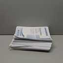 Compuchecks Blank Check Paper - 500 Pack - Computer Security Business Checks, QuickBooks & Laser Printer Compatible - Check On top, Voucher On Bottom - Check Paper Size 8 1/2-11 - Blue Diamond