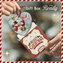 3 x Couple Snowman Ornament 2025  Gods Love Never Melts Tree Decor - Romantic Holiday Keepsake Gift for Married, Couples, Newlyweds, Anniversary Decoration, Home Decor, Xmas Gift Idea for Her