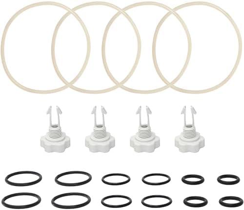 AppliaFit Filter Pump Seals Pack Compatible with Intex 25003 and 25073RP for Intex 1500 GPH or Below Filter Pumps (2-Pack - 20 Pieces)