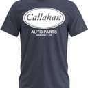 Callahan Auto Parts T-Shirt Funny Sarcastic Humor Men's Women's T Shirt Navy Heather, XL