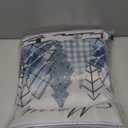 Dunzy 3 Pcs Winter Snowman Snowflake Christmas Kitchen Rugs and Mats Set Kitchen Floor Mats Seasonal Decor Anti Slip Xmas Tree Buffalo Plaid Cushion Case Bathroom Rug for Indoor Holiday Decoration