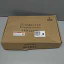 kakoya Flickering Flameless Candles Battery Operated with Remote and 2/ 4/ 6/ 8 H Timer Acrylic Led Pillar Candles Pack of 9 (appr D2.3"xH5.5"6.5"7.5")with Realistic 3D Wick Candles for Home Decor(White)