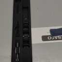 Feraco 3X Magnetic Bracelets for Men Titanium Steel Magnetic Bracelet with 3 Rows Magnets (Black)