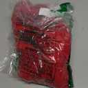 BORIFLORS Women's Sexy Ruched Bodycon Midi Dresses Square Neck Sleeveless Ruffle Hem Club Party Tank Dress (Medium, Red)