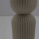 She and Brie Aesthetic Ribbed Pillar Candle Set| Aesthetic Room Decor| Wedding table decor| Dinner Candles| Candle Gift Set| Column Candles| Hourglass Pillar| Set of 2