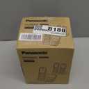 Panasonic Cordless Phone with Answering Machine, Advanced Call Block, Bilingual Caller ID and High-Contrast Display, Expandable System with 3 Handset Cordless Telephones - KX-TGD833M (Metallic Black)