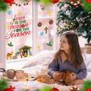 Containlol Christmas Nativity Bulletin Board Set Christian Religious Christmas Classroom Decorations Jesus is The Reason for The Season Bulletin Board Cutouts for Winter Holiday Sunday School Church