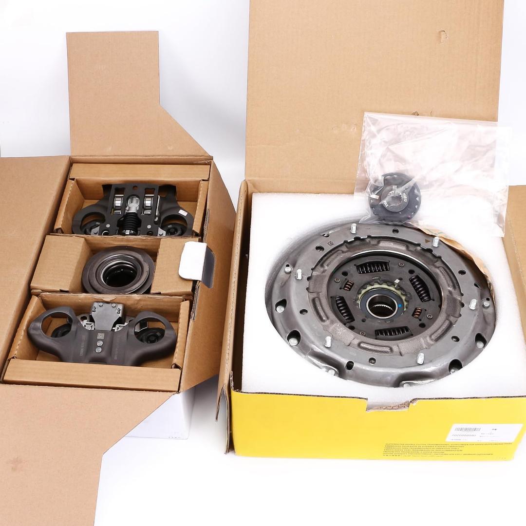 6DCT250 DPS6 Auto Transmission Clutch Kit with Clutch Release Fork Lever Compatible with Dual Ford Focus 2011-up/Fiesta 2012-up/B-MAX/EcoSport Replace# 602000800
