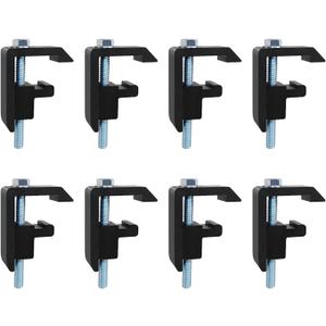 Track System Mounting Clamps, Truck Topper Clamps,for Toyota,Tacoma,Tundra Truck Bed Cover -4PCS Black
