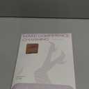 Aaronano 2 Pairs Compression Pantyhose for Women, 10-15mmHg High Waist Compression Stockings, 30D Shaping Tights For women (Large, Black+natural)