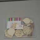 12 Pcs DIY Wooden Christmas Ornaments, Christmas Crafts for Kids Ages 4-8 8-12 Art Craft Supplies Painting Kit For Boys, Girls, Stocking Stuffers Party Favors Gifts, Hanging Xmas Holiday Home Decor