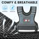 TB3C Adjustable Weighted Vest Woman, 11-20 LB Weight Vest for Women, Plus Size Womens Weighted Vest