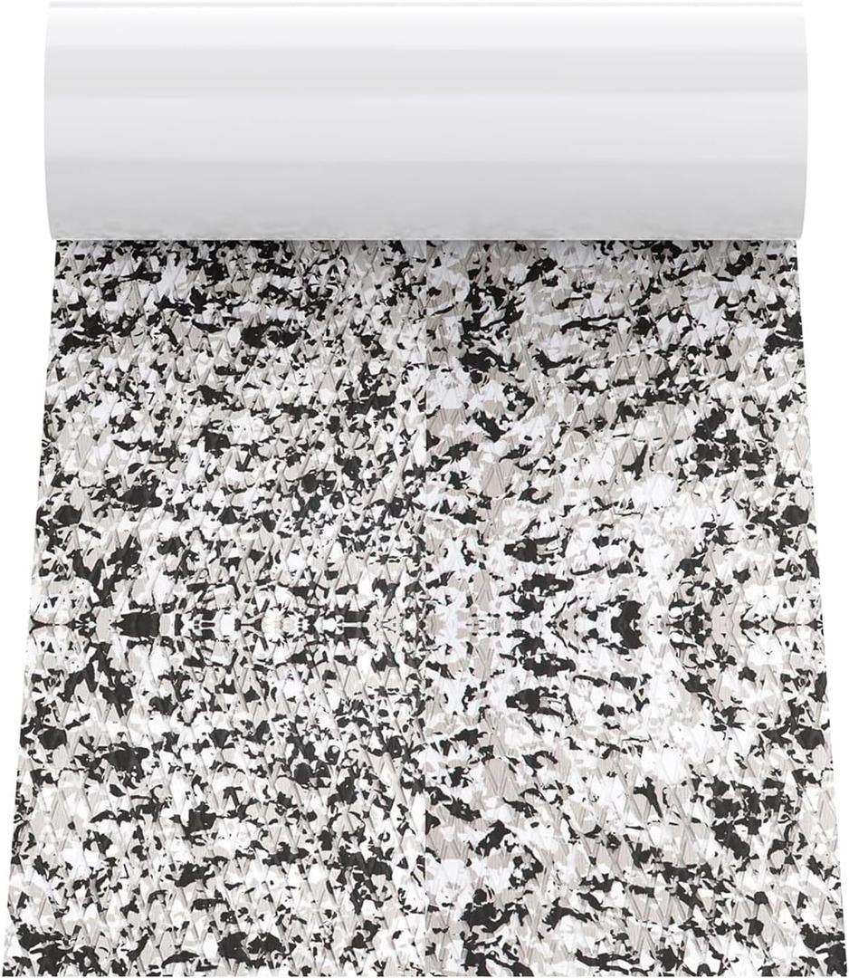 EVA Foam Boat Flooring Camo Marine Decking Self-Adhesive Boat Carpet Faux Teak Vinyl Marine Non Slip Mat for Boat (96"x12")