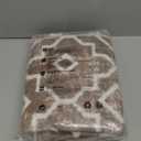 Wonnitar Moroccan Indoor Front Door Mat,32''x48'' Entrance Doormat Entry Rug, Washable Absorbent Non-Slip Dirt Resist Rug, Low-Profile Floor Carpet for Bathroom Entryway (Light Brown,32''x48'')