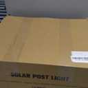 Solar Post Cap Lights Outdoor 12pack, Waterproof Fence Post Solar Lights for 4x4 5x5 6x6 Wood/Vinyl Posts, White Deck Post Lights with 2 Color Modes Decorate Garden Patio Porch Backyard