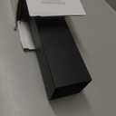 Architectural Mailboxes Brighton Aluminum Mailbox Post, Compatibility Code A, B, C, D, BP000BAM, Black