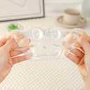 Handmade Cat Paw Taba Squishy Toys,Anxiety and Relaxation Perfect Desk Accessory for Stress Relief Toys (Transparent)