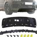 Glossy Black Front Bumper Plate Cover LR109870 LR099367 Fit for Land Rover Range Rover Sport 2018-2022 L494 Sport 2018, Towing Eye Protector