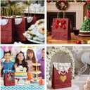 MIEVU 150Pack Small Gift Bags with Handles, 5.9x3.1x8.2 Inch Red Paper Bags (130g More Sturdy Material)  Bulk Christmas Gift Bag, Party Favor Bags, Recyclable Craft Bags for Gifts,Red