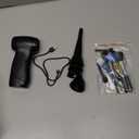 PureWellness Compressed Air Duster Can, Cordless Air Blower, Rechargeable Electric Duster & 3 Nozzles for Keyboard, PC, Home Cleaning, Portable Cleaning Kit, Black