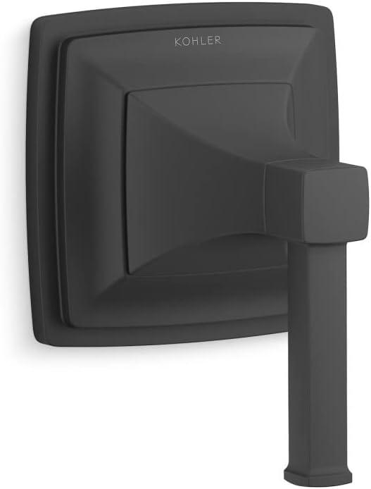 KOHLER T23953-4-BL Riff Single-Handle Transfer Valve Trim Kit, Wall-Mount, Valve Required, Matte Black KOHLER T23953-4-BL Riff Single-Handle Transfer Valve Trim Kit, Wall-Mount, Valve Required, Matte Black
