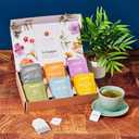 Thoughtfully, Grandparents Tea Box Gift Set, 60 Gourmet Tea Bags in 6 Flavors Including Mint, Earl Grey, French Vanilla, Jasmine, Lemon Honey & English Breakfast, Gift for Grandma and Grandpa (EXP 02/20/28)