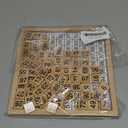 100pcs 1-100 Wooden Number Tiles Number Cube Blocks for Wedding Party Decoration