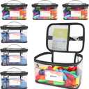 BEBOAN 6 pack Toy Storage Bags Black