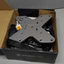 ZeboZap ZZTVS2022 DIY NO Drill Swivel Gazebo TV Mount | Patio | Pergola | Square Post | Holds 33lbs | Fits 23"-50" TVs | Weatherproof | Black