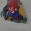 Jexine 3 Pcs Macaw Parrot Plush Stuffed Animal Operation Christmas Bird Stuffed Animal Blue Red Parrot for Gifts Doll, 9.8 Inch