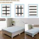 Adjustable Bed Sheet Straps Clips, Elastic Mattress Sheet Fasteners Holder and Suspenders, Grippers to Hold Sheet, Mattress, Sofa, Couch, Table Cloth, Ironing Board Cover, 8Pcs, Black