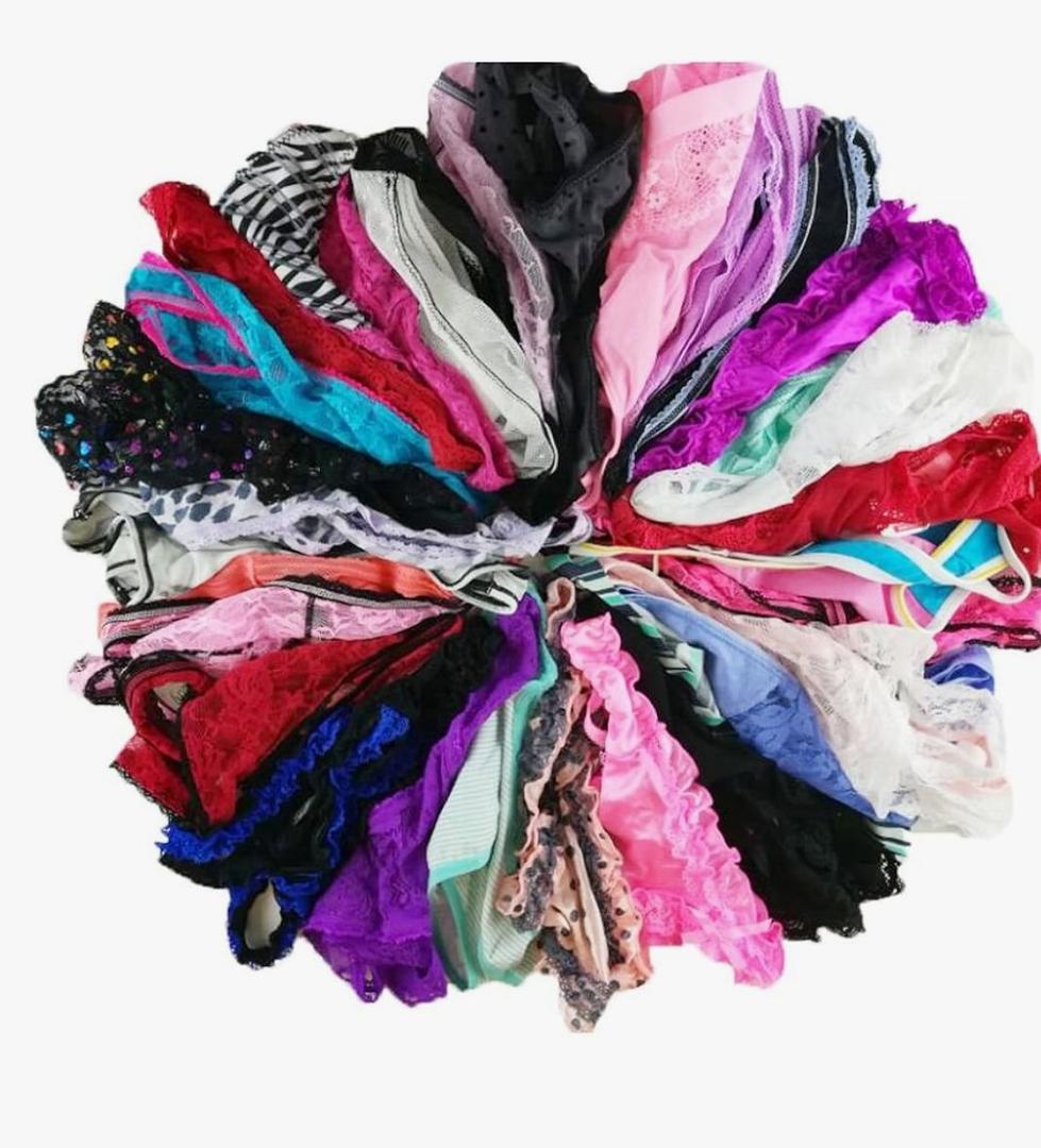 jooniyaa Women Variety of Underwear Pack of 10 T-Back Thong G-String Panties Small