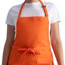 Chef Works Unisex Three Pocket Apron (Tangerine)