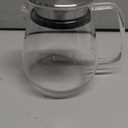 Kinto Stainless Unitea One Touch Teapot 720 Milliliter (24.35 Fl. Oz.) - Heat-resistant Glass Teapot with Stainless Steel Strainer in Lid (Japan Import)