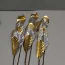 23.6 Christmas Tree Picks and Sprays 3Pcs Silver and Gold Artificial Magnolia Stems Magnolia Leaves Branches Fake Silver Leaf Floral for Vase DIY Xmas Tree Garland Wreath Centerpieces Wedding Decor