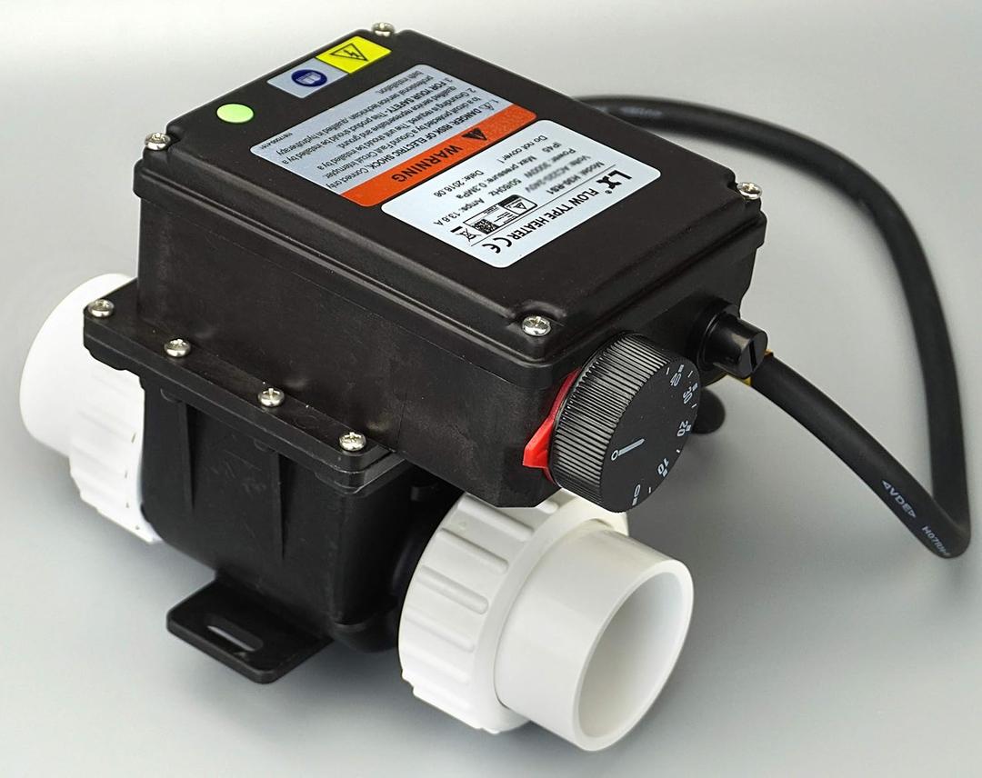 Hot Tub LX H20-Rs1 Thermostat 110V 2kw with Adjustable Temperature Thermostat for Some hot tubs,Underground Small Pool &Bathtub（Suggest Connect 20A Adapter or Breaker