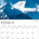 World's Greatest Mountains | 2026 12 x 24 Inch (Hanging) Monthly Square Wall Calendar | Foil Stamped Cover | Plastic-Free | BrownTrout | Scenic Nature Photography