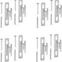 Kenney Mfg Kenney KN851 Single Curtain Rod Bracket, 4 Pack