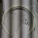 Universal Steering Wheel Cover, D-Type O-Type Design, All Season Car Accessory (White)