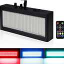 Stage Strobe Light, Super Bright Flash Stage Lighting, Sound Activated and Speed Control RGB Strobe Light, Flash Party Lighting for Wedding, Xmas, Birthday, Club, DJ (270 LED)