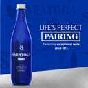 Saratoga Spring Water Bottles, 12 Pack Still Bottled Water Recycled PET Plastic Bottles 28 Fl Oz (EXP 08/01/26)