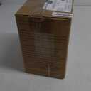 Amazon Basics Oscillating Ceramic Space Heater, Portable Indoor Heating Solution, With Overheat and Tip-Over Protection, Thermostat, 1500W, 7.52"D x 6.34"W x 9.45"H, Black